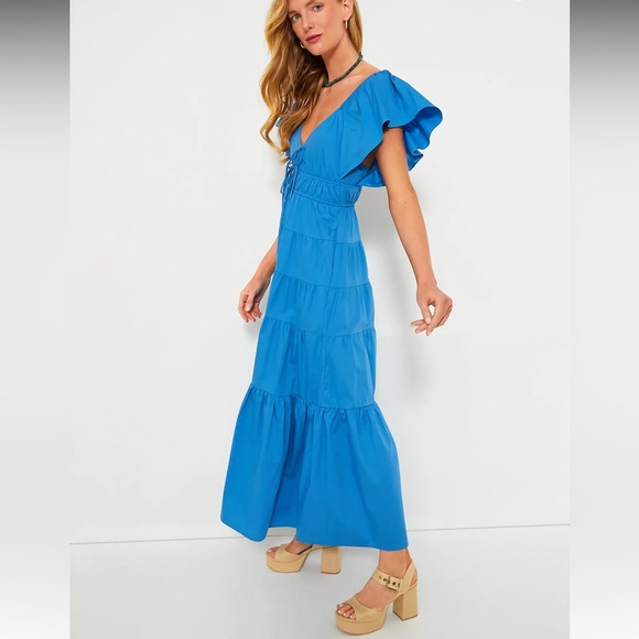 MOON RIVER

Blue V-Neck Maxi Dress - Picture 3 of 9